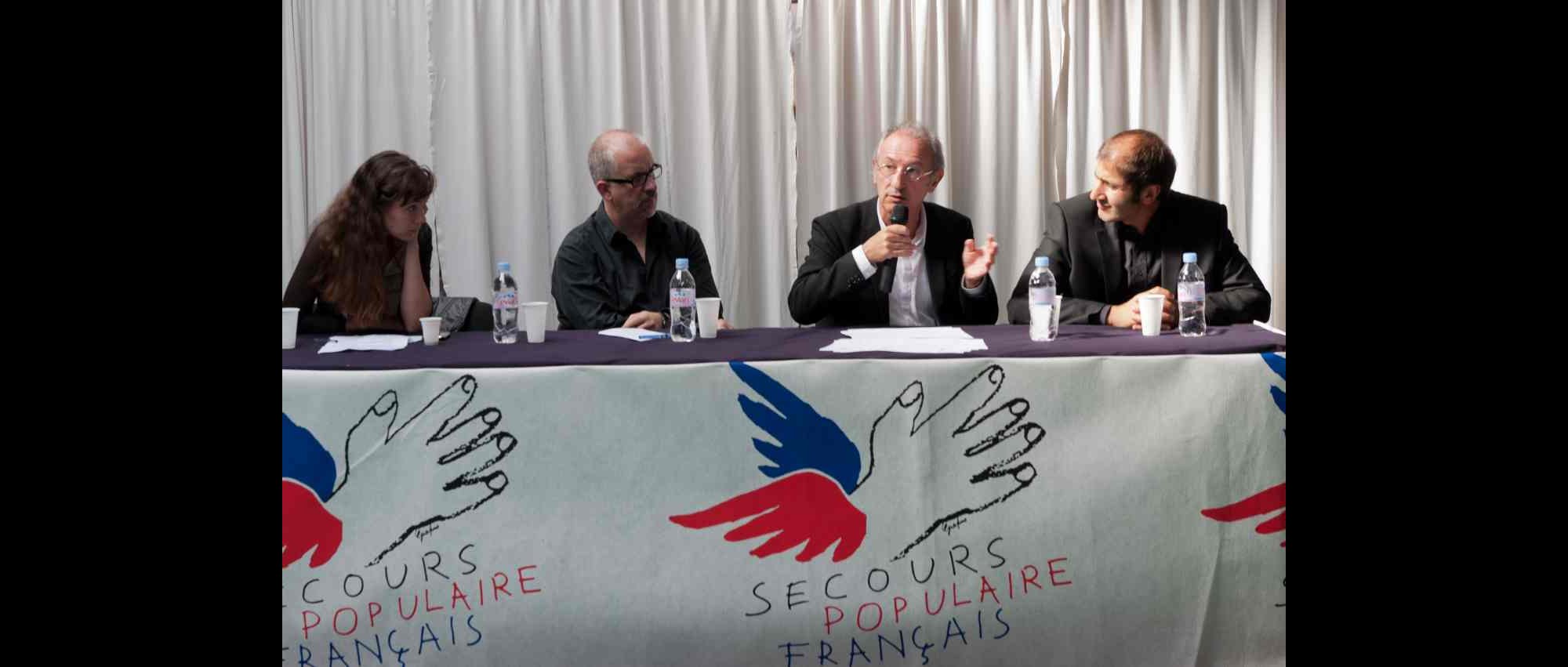 De droite à gauche : Abdel Ghazi, Gérard Rouyer, Gérald Briant